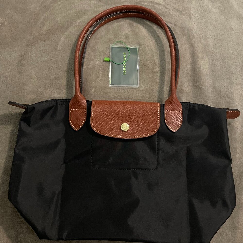 Longchamp Le Pliage Original in Black Tote Bag Medium